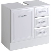welltime Waschbeckenunterschrank "Neapel", Breite 60 cm, mit Hochglanzfronten und eleganter Fräsung von Welltime
