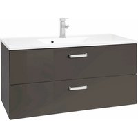 welltime Waschbeckenunterschrank "Ravenna", Badmöbel Waschtisch inkl. Waschbecken, Breite 100 cm, Soft-Close von Welltime