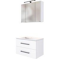 welltime Badmöbel-Set "Luena", (Set, 2 St.), Breite 80 cm, Softclose-Funktion von Welltime