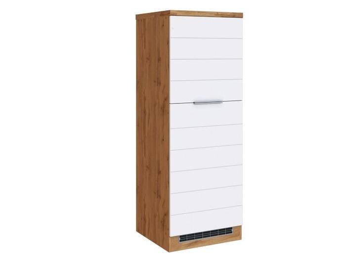 Held GERÄTEUMBAUSCHRANK, Weiß, Eiche Wotan, Metall, 1 Fächer, seitenverkehrt montierbar, 60x165x60 cm, Made in Germany, Küchen, Küchenmöbel, Held GERÄTEUMBAUSCHRANK, Weiß, Eiche Wotan, Metall, 1 Fächer, seitenverkehrt montierbar, 60x165x60 cm, Made in Germany, Küchen, Küchenmöbel, von Held-Möbel