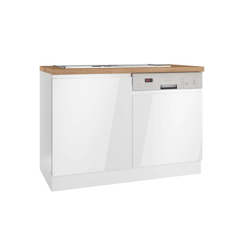 Held Küchen Spülenschrank Gera 120 cm Weiß/Wotan von Held Möbel
