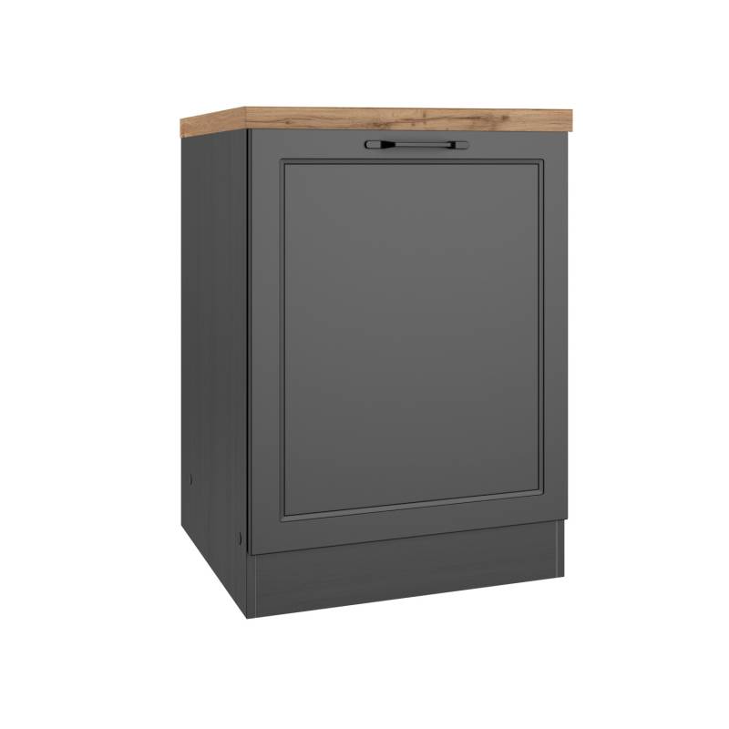 Held Küchen Unterschrank Kempten 60 cm Grau/Graphit von Held Möbel