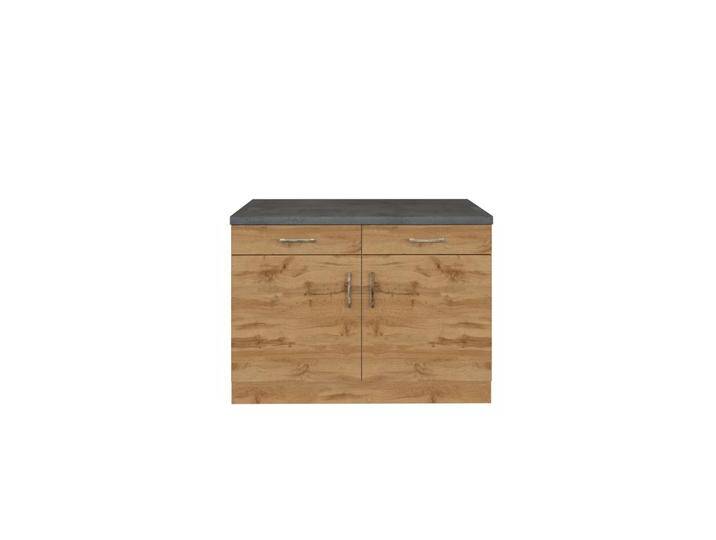 Held Küchenunterschrank ca. 100 cm Eiche/Anthrazit von Held-Möbel