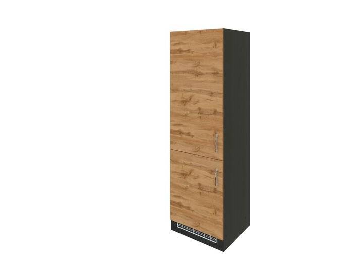Held Kühlschrank-Umbauschrank Kombi ca. 60 cm Eichefarben von Held-Möbel