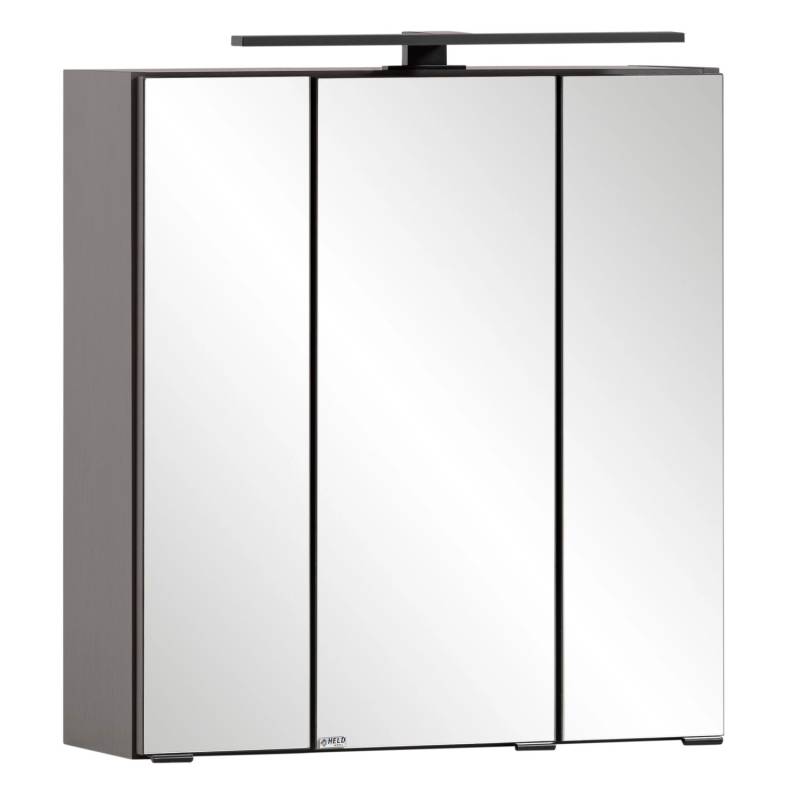 Held Möbel 3D-Spiegelschrank Padua 60 cm Graphitgrau Held Möbel 3D-Spiegelschrank Padua 60 cm Graphitgrau von Held Möbel