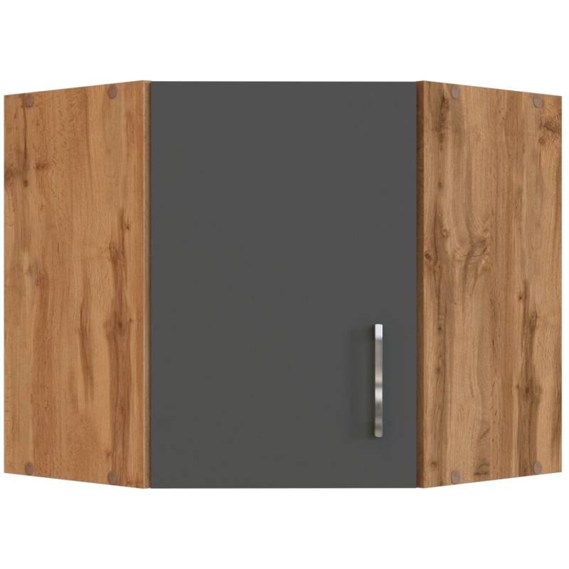 Held Möbel Eckhängeschrank Sorrento BxHxT 60 x 57 x 60 cm Anthrazit-Wotaneiche von Held Möbel