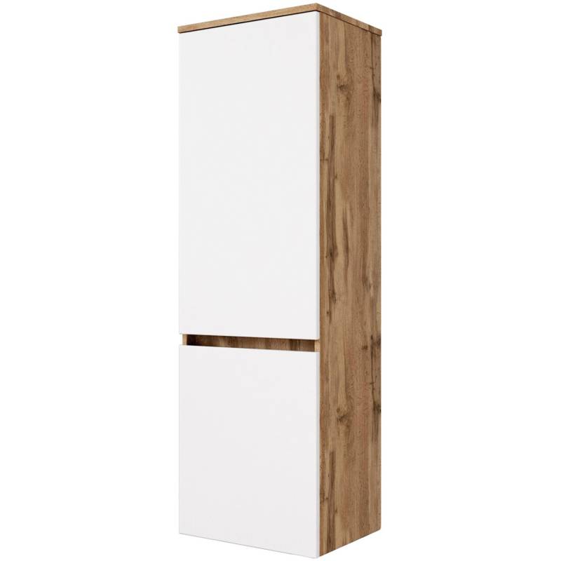 Held Möbel Midischrank Bari 40 cm matt Weiß-Wotaneiche von Held Möbel