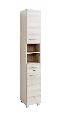 Held Möbel Portofino Seitenschrank 30, Holzwerkstoff, Buche Iconic, 35 x 30 x 185 cm von Held Möbel
