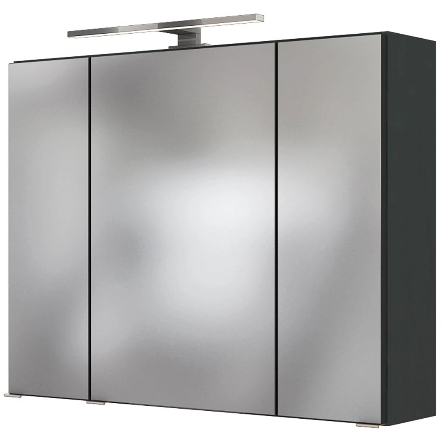 Held Spiegelschrank Bari Graphit 80 cm mit Softclose Türen von Held Möbel