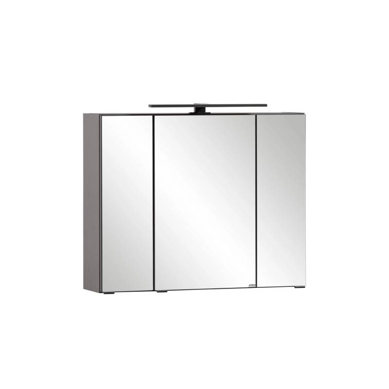 Held Möbel 3D-Spiegelschrank Padua 80 cm Graphitgrau von Held Möbel
