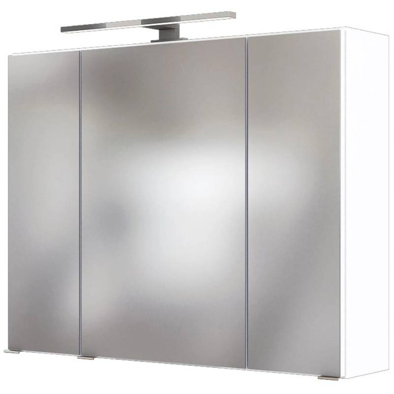 Held Möbel 3D-Spiegelschrank Verona 80 cm Weiß von Held Möbel