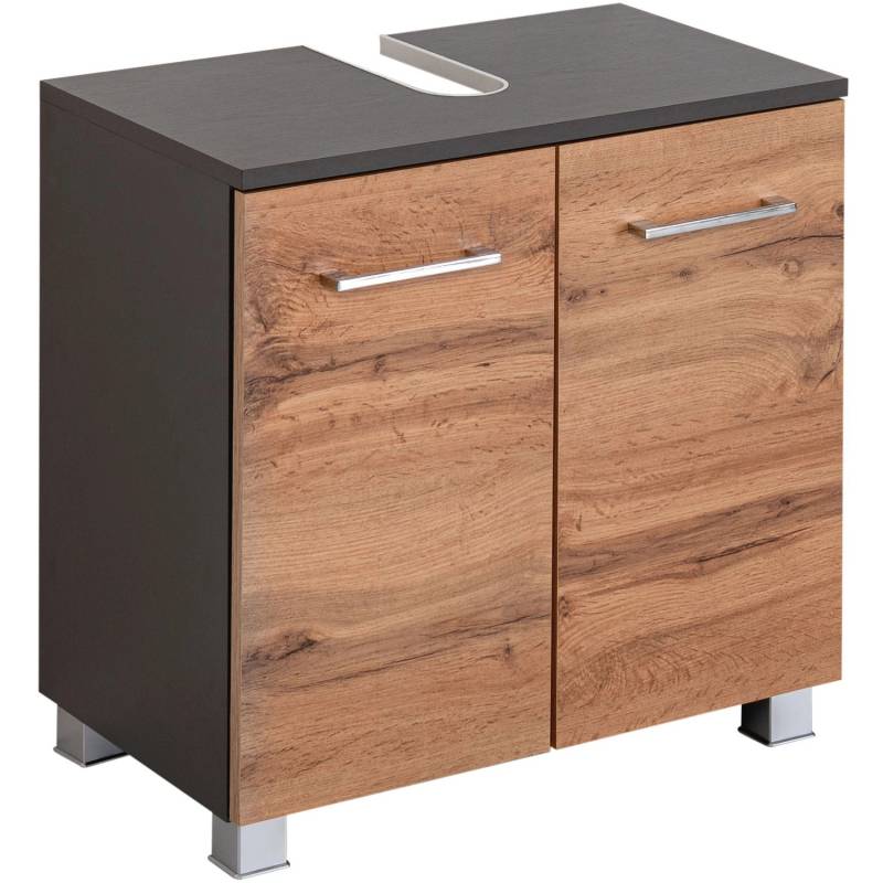 Held Möbel Waschbeckenunterschrank Molina 60 cm Wotaneiche-Graphitgrau Held Möbel Waschbeckenunterschrank Molina 60 cm Wotaneiche-Graphitgrau von Held Möbel