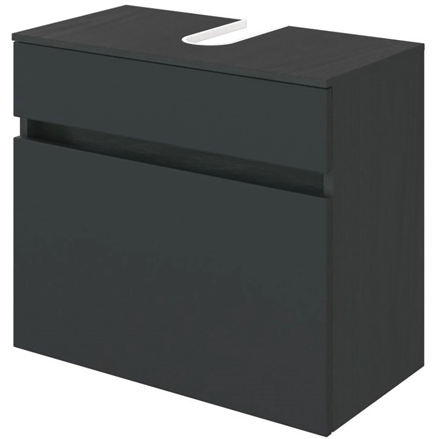 Held Möbel Waschbeckenunterschrank Verona 60 cm matt Grau-Graphitgrau Held Möbel Waschbeckenunterschrank Verona 60 cm matt Grau-Graphitgrau von Held Möbel