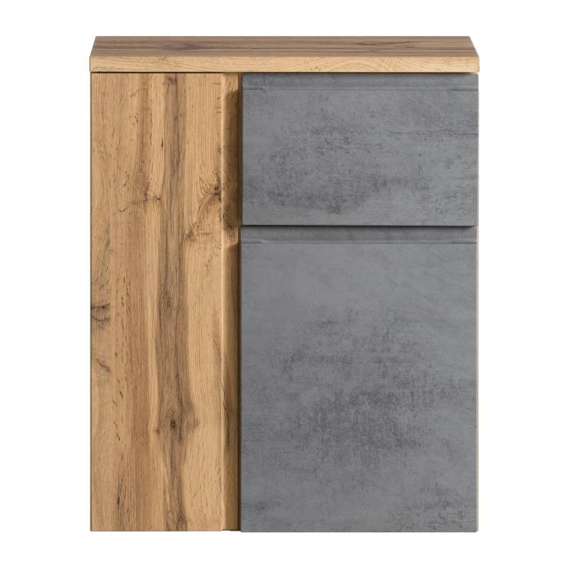 Held Möbel Unterschrank Ancona 65 cm Betongrau-Wotaneiche von Held Möbel
