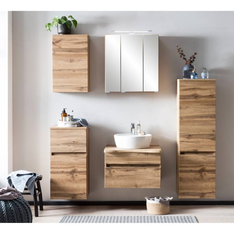 Held Möbel 2-tlg. Waschtisch-Set Trient 60 cm Wotaneiche von Held Möbel