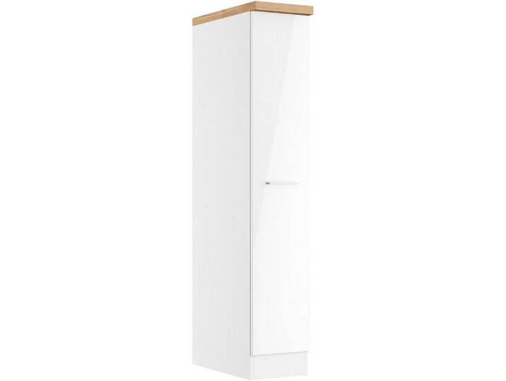 KOCHSTATION Apothekerschrank KS-Milan HELD Möbel, Apothekerschrank 30 cm, matte oder hochglänzende Fronten, weiß, MDF KOCHSTATION Apothekerschrank KS-Milan HELD Möbel, Apothekerschrank 30 cm, matte oder hochglänzende Fronten, weiß, MDF von Held-Möbel