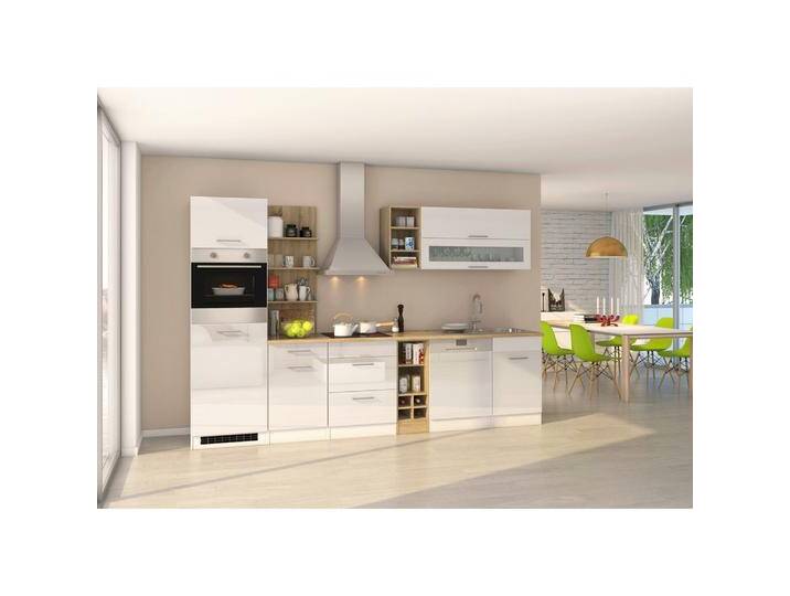 Küchenblock in Weiss inkl. E-Geräte 'Mailand' Küchenblock in Weiss inkl. E-Geräte 'Mailand' von Held-Möbel