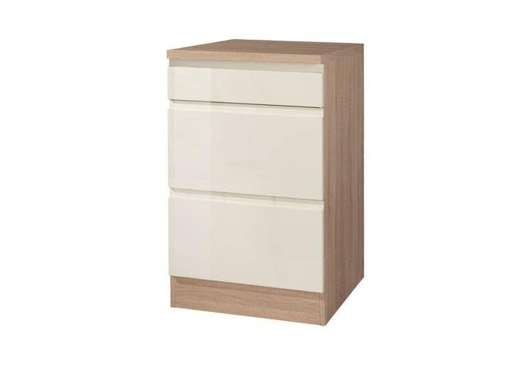 Küchenunterschrank 'Cardiff' Creme/Eiche Küchenunterschrank 'Cardiff' Creme/Eiche von Held-Möbel