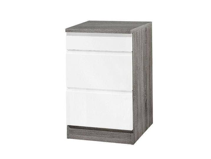 Küchenunterschrank 'Cardiff' Weiss/Eiche Küchenunterschrank 'Cardiff' Weiss/Eiche von Held-Möbel