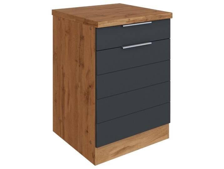 Küchenunterschrank Florenz ca. 60 cm Grau/Eiche Küchenunterschrank Florenz ca. 60 cm Grau/Eiche von Held-Möbel