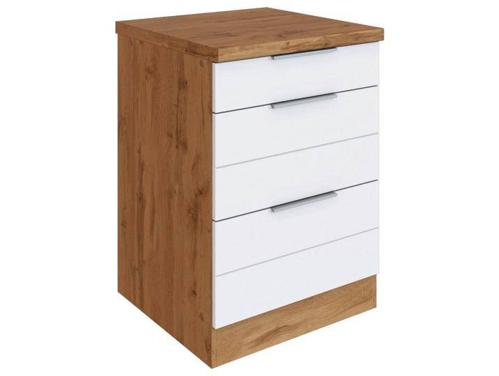 Küchenunterschrank Florenz ca. 60 cm Weiß/Eiche Küchenunterschrank Florenz ca. 60 cm Weiß/Eiche von Held-Möbel