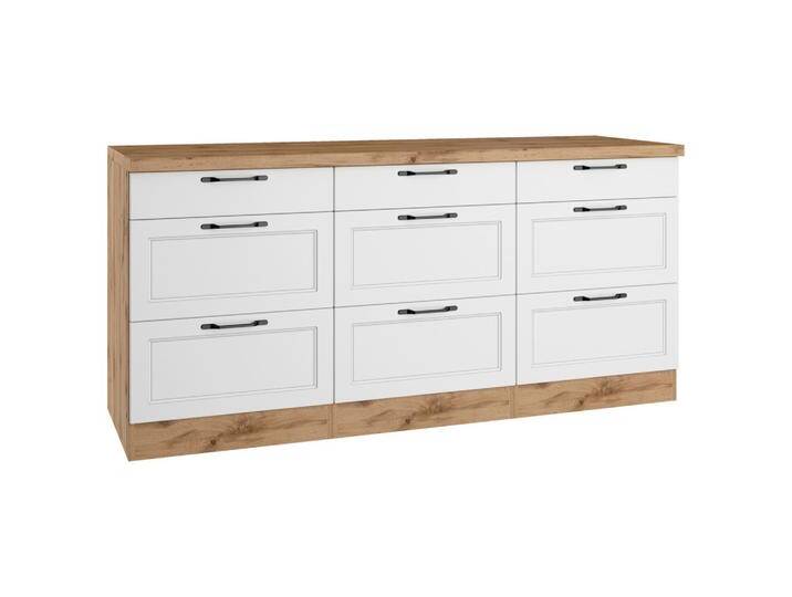 Küchenunterschrank Meran ca. 180x86 cm Weiß/Eiche Küchenunterschrank Meran ca. 180x86 cm Weiß/Eiche von Held-Möbel