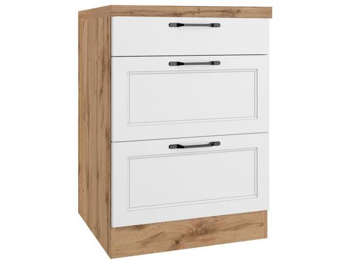 Küchenunterschrank Meran ca. 60x86x60 cm Weiß/Eiche Küchenunterschrank Meran ca. 60x86x60 cm Weiß/Eiche von Held-Möbel