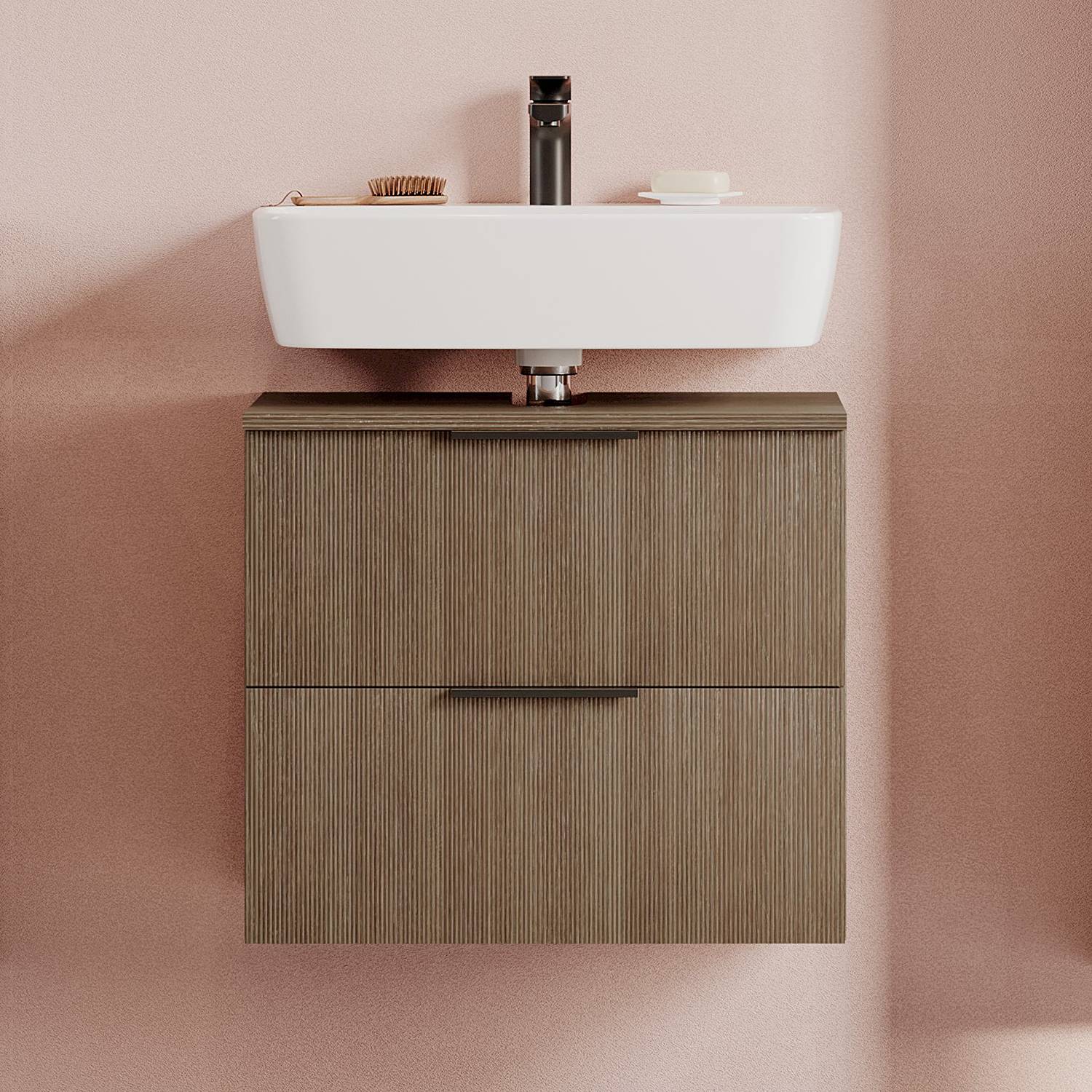 home24 Waschbeckenunterschrank Typ B 60 x 54 x 35cm Braun home24 Waschbeckenunterschrank Typ B 60 x 54 x 35cm Braun von home24