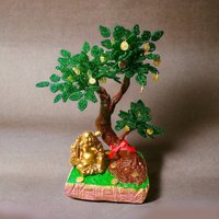 Geldbaum Mit Einem Buddha Für Wohnkultur - Perlen Lebensbaum Bonsai Statue Geschenk von HelenBeadDecor