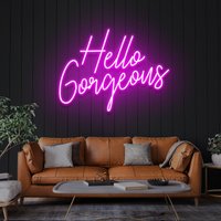 Hello Wunderschönes Personalisiertes Neon Schild, Geschenk, Schild Name, Raumdeko, Hochzeitsgeschenk, Personalisierte Hochzeit, Wohndeko Modern von HelenLedCo