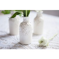 Trüffelflaschen Vase. Keramik Mini Vase Für Haus Und Garten. Porzellan Hochzeitsgeschenke, Tischdekoration Als Blumentopf von HelenRebeccaCeramics