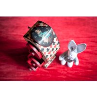 Alice Im Wunderland Schmuckbox Mit Karten Decoupage Box Möbel Teeparty Veranstalter White Rabbit Grinsekatze von HelenRomanenko