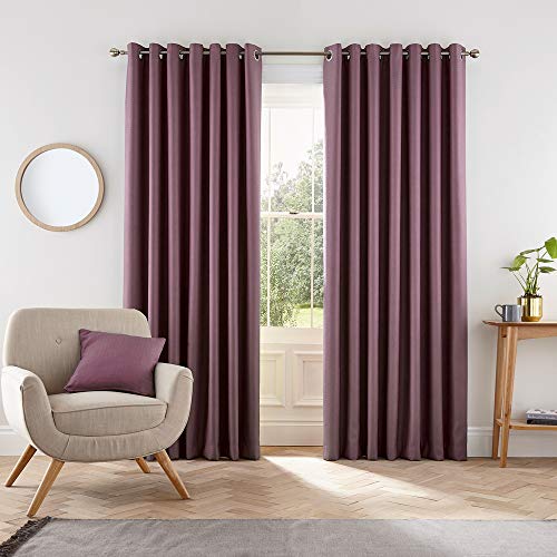 Helena Springfield London Eden Vorhänge, 100% Polyester, Grape, 66 x 72 von Helena Springfield London