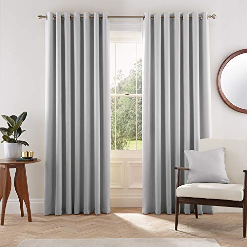 Helena Springfield London Eden 1 Gardine, 100% Polyester, Silber, 66 x 90 von Helena Springfield London