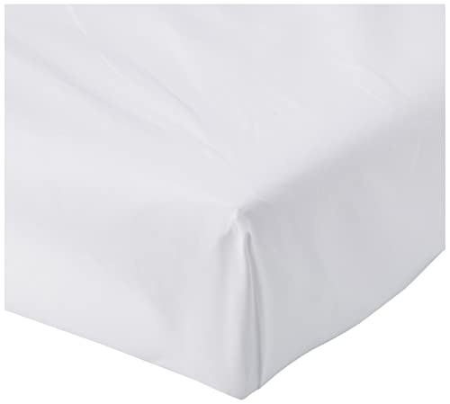 Helena Springfield unifarbene Extra tief Perkal 50/Spannbetttuch, doppelt, weiß von Helena Springfield