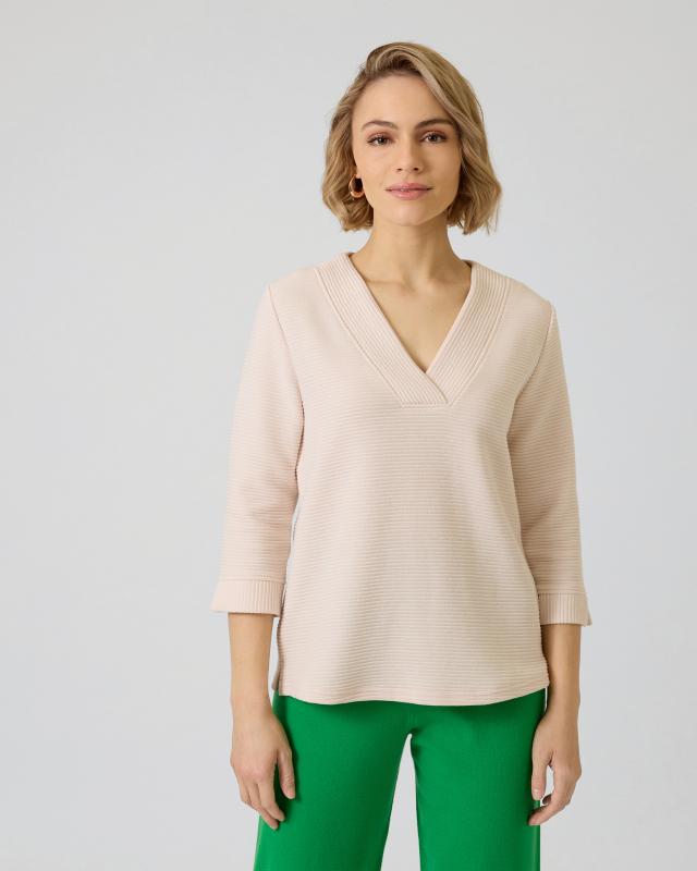 Sweater aus Ottoman-Jersey von Helena Vera