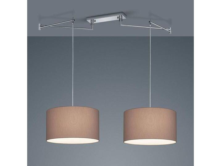 Helestra Hängelampe Certo, dimmbar, braun / rost, für Wohn- / Esszimmer, Textil / Stoff / Seide, Modern, Pendelleuchte Helestra Hängelampe Certo, dimmbar, braun / rost, für Wohn- / Esszimmer, Textil / Stoff / Seide, Modern, Pendelleuchte von Helestra