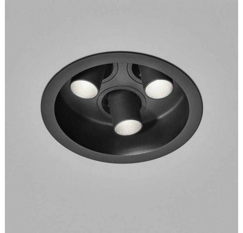 Helestra Einbauleuchte LED Deckeneinbauleuchte Run in Schwarz 3x 8W 885lm, LED Helestra Einbauleuchte LED Deckeneinbauleuchte Run in Schwarz 3x 8W 885lm, LED von Helestra