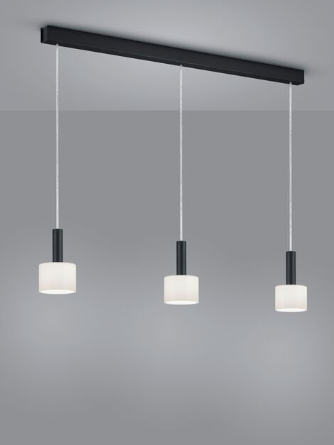 Helestra Gain 3-fach Pendelleuchte mattschwarz Helestra Gain 3-fach Pendelleuchte mattschwarz von Helestra