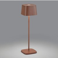 Helestra Kori LED Akkuleuchte rostfarben Helestra Kori LED Akkuleuchte rostfarben von Helestra