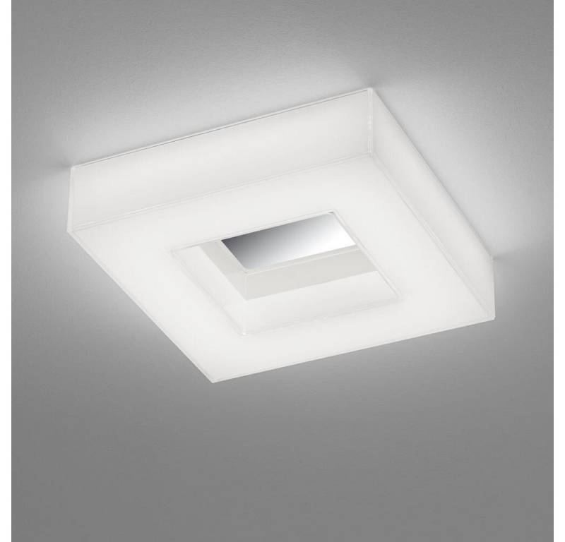 Helestra LED Deckenleuchte Cosi, Farbe: Weiß und Chrom, :, Leuchtmittel enthalten: Ja, fest verbaut, LED,, Warmweiß von Helestra