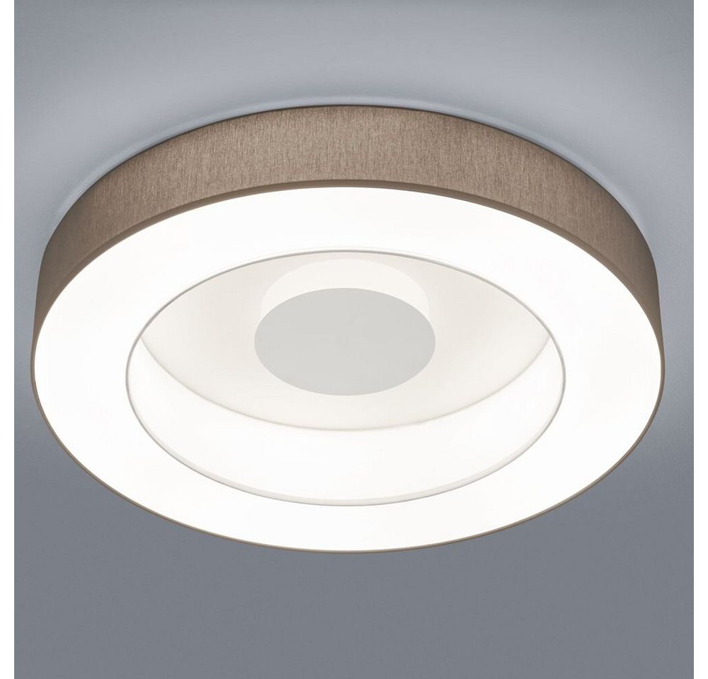 Helestra LED Deckenleuchte Lomo, Farbe: Weiß-matt und Braun, :, Leuchtmittel enthalten: Ja, fest verbaut, LED,, Warmweiß von Helestra