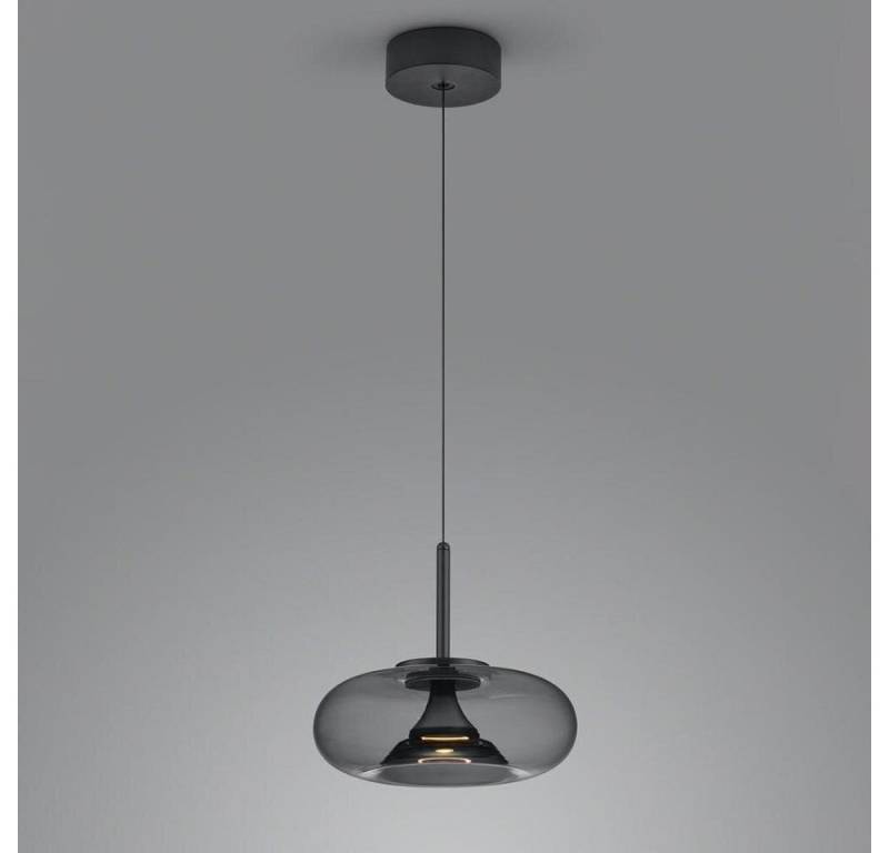 Helestra LED Pendelleuchte SICA, Farbe: Schwarz-matt, Ausführung: 1-flammig, Leuchtmittel enthalten: Ja, fest verbaut, LED,, Extra-Warmweiß von Helestra