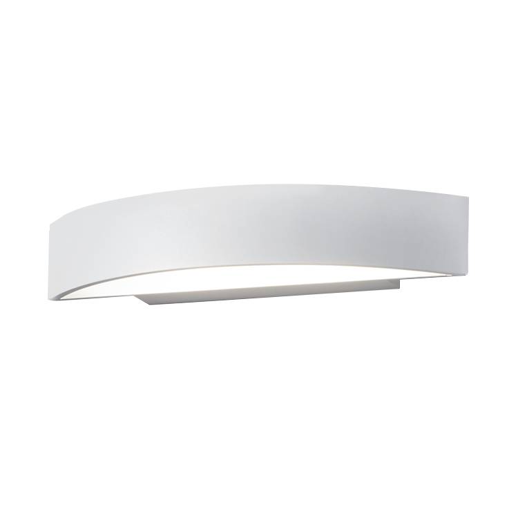 Helestra LED-Wandleuchte Yona Modern Weiß Aluminium 12W 28x5x11 cm (BxHxT) inkl. Leuchtmittel von Helestra