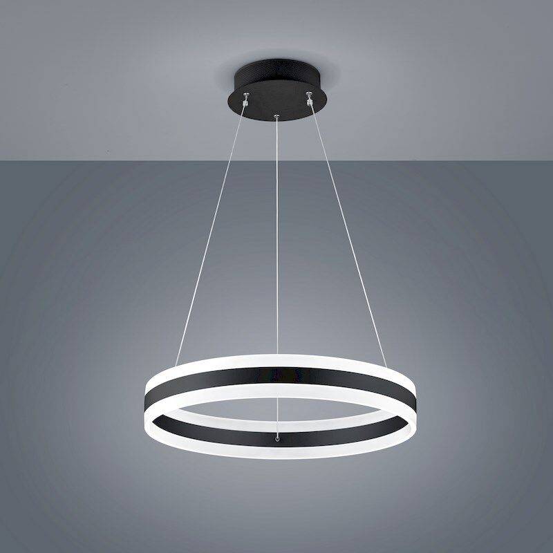 Helestra Liv LED Pendelleuchte 600 mattschwarz von Helestra
