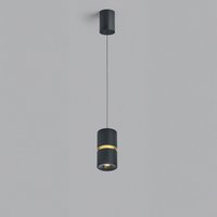 Helestra Rok LED Pendelleuchte schwarz matt / Gold Helestra Rok LED Pendelleuchte schwarz matt / Gold von Helestra