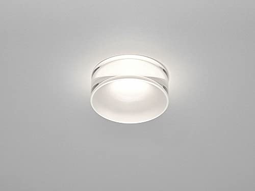 Helestra Ska Deckeneinbauleuchte LED, Glas teilsatiniert von Helestra