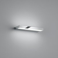 Helestra Slate LED Wand- / Spiegelleuchte, Länge: 30 cm Chrom von Helestra