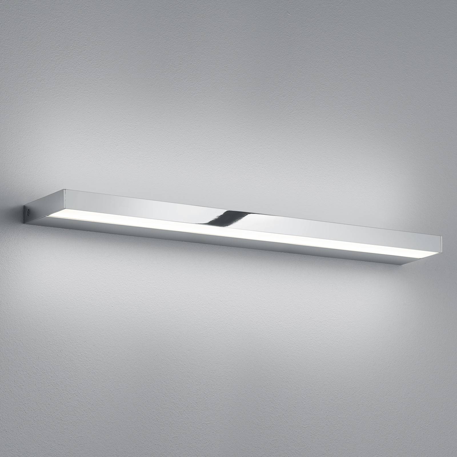 Helestra Slate LED-Wandleuchte, chrom, 60 cm von Helestra