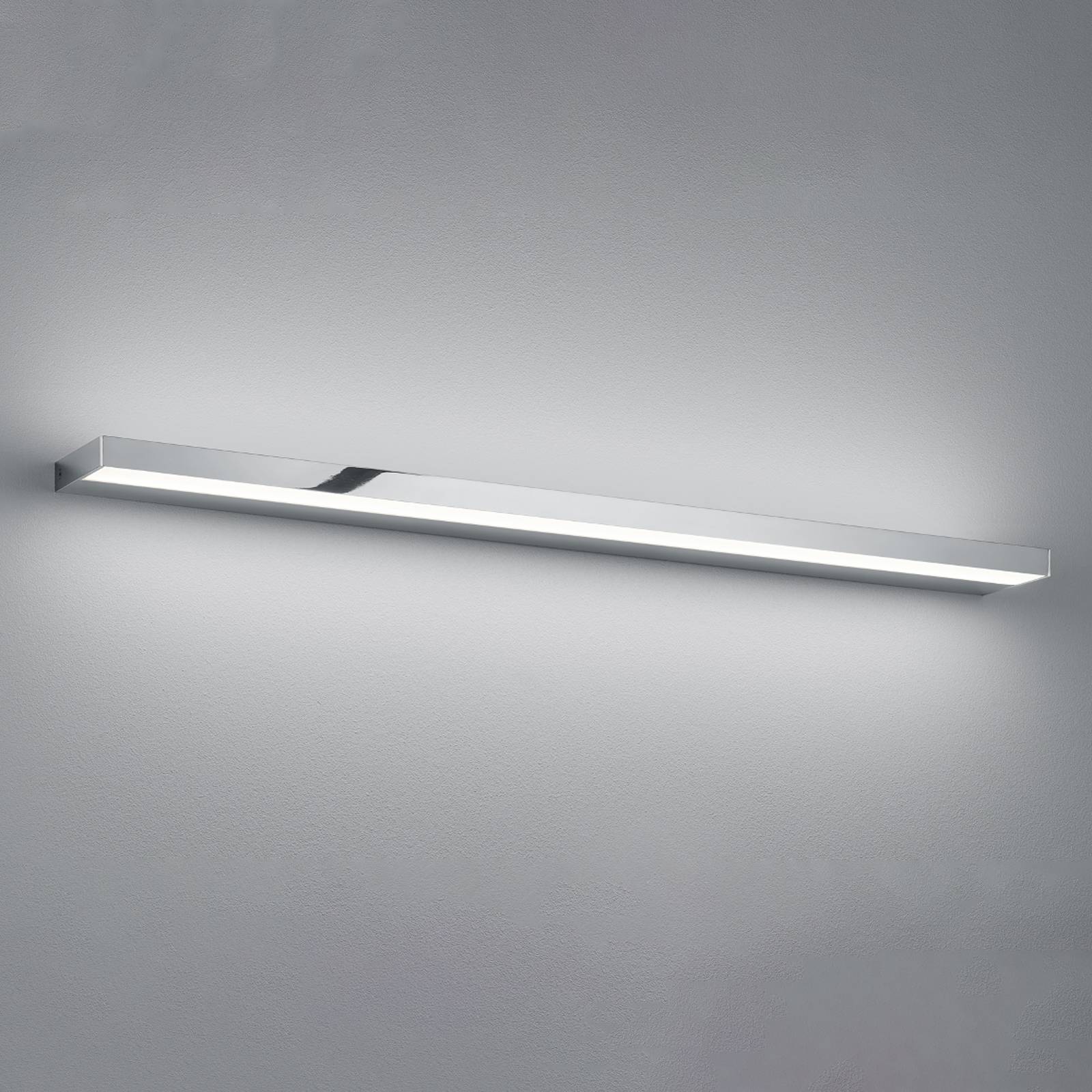 Helestra Slate LED-Wandleuchte, chrom, 90 cm von Helestra